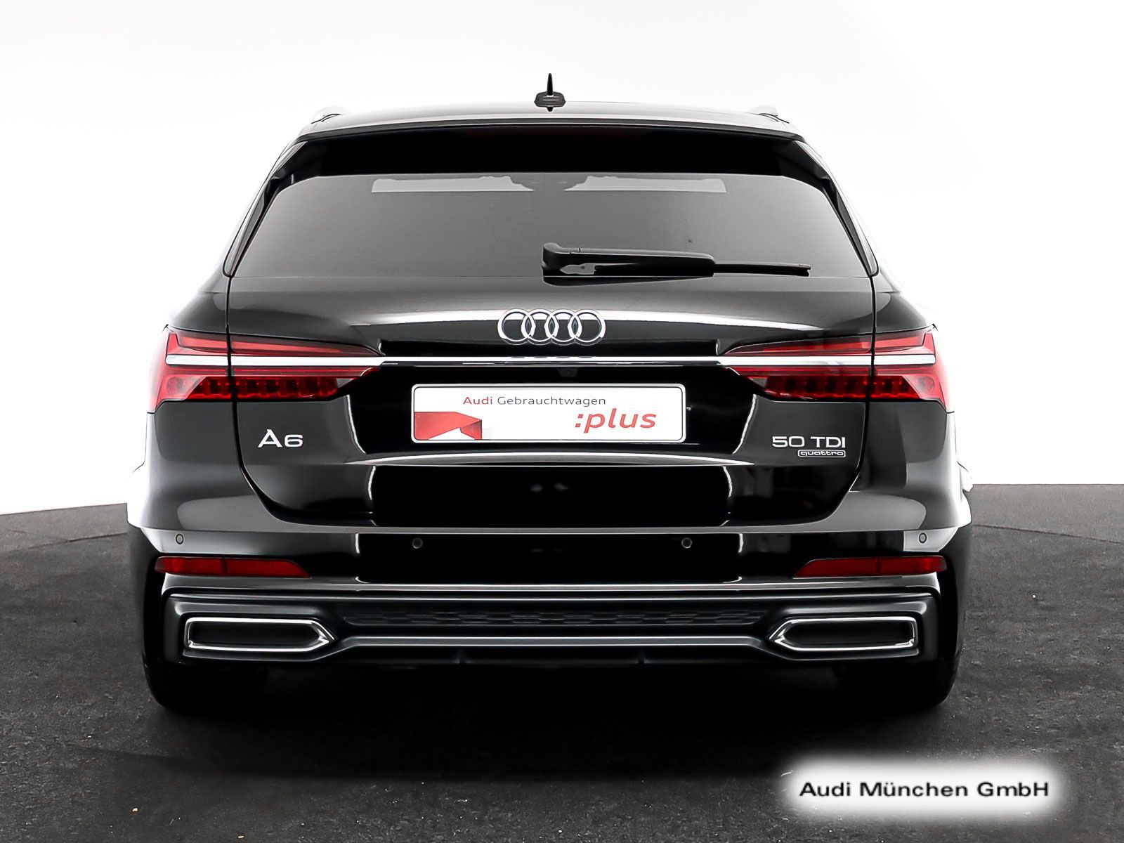 Audi A6 2023 г. Чёрный, пробег 55555 км
