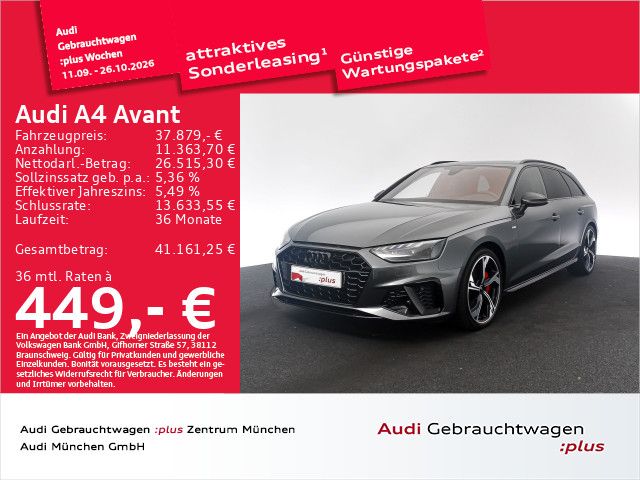 Audi A4 2024 г. Серый, пробег 37104 км