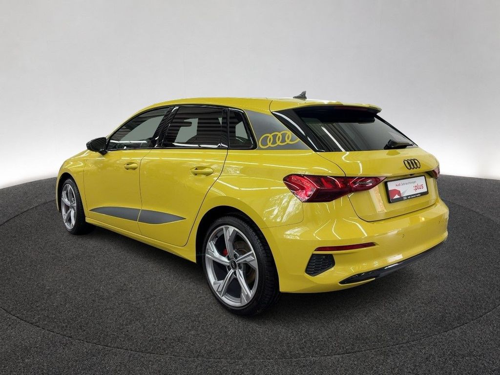 Audi A3 2022 г. Жёлтый, пробег 34525 км