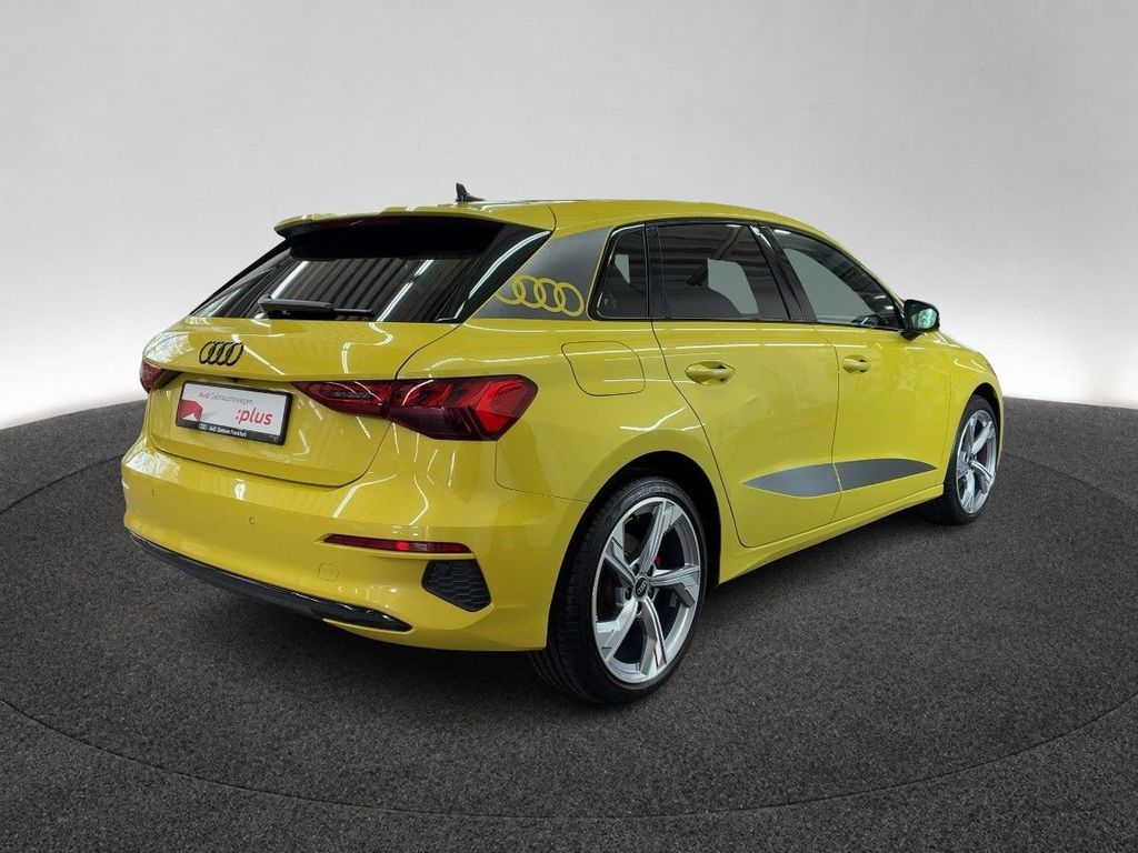 Audi A3 2022 г. Жёлтый, пробег 34525 км