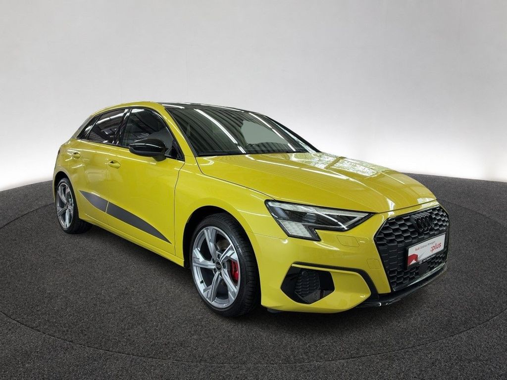 Audi A3 2022 г. Жёлтый, пробег 34525 км