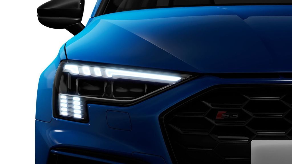 Audi S3 2022 г. Синий, пробег 43500 км