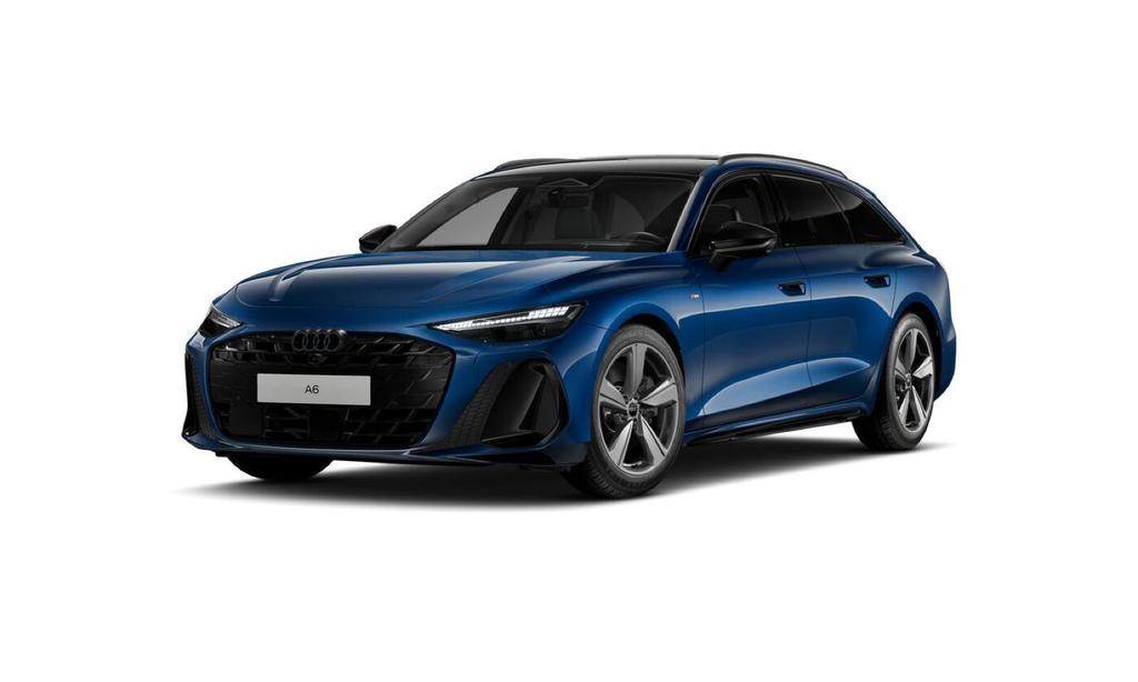 Audi A6 2025 г. Синий, пробег 26400 км
