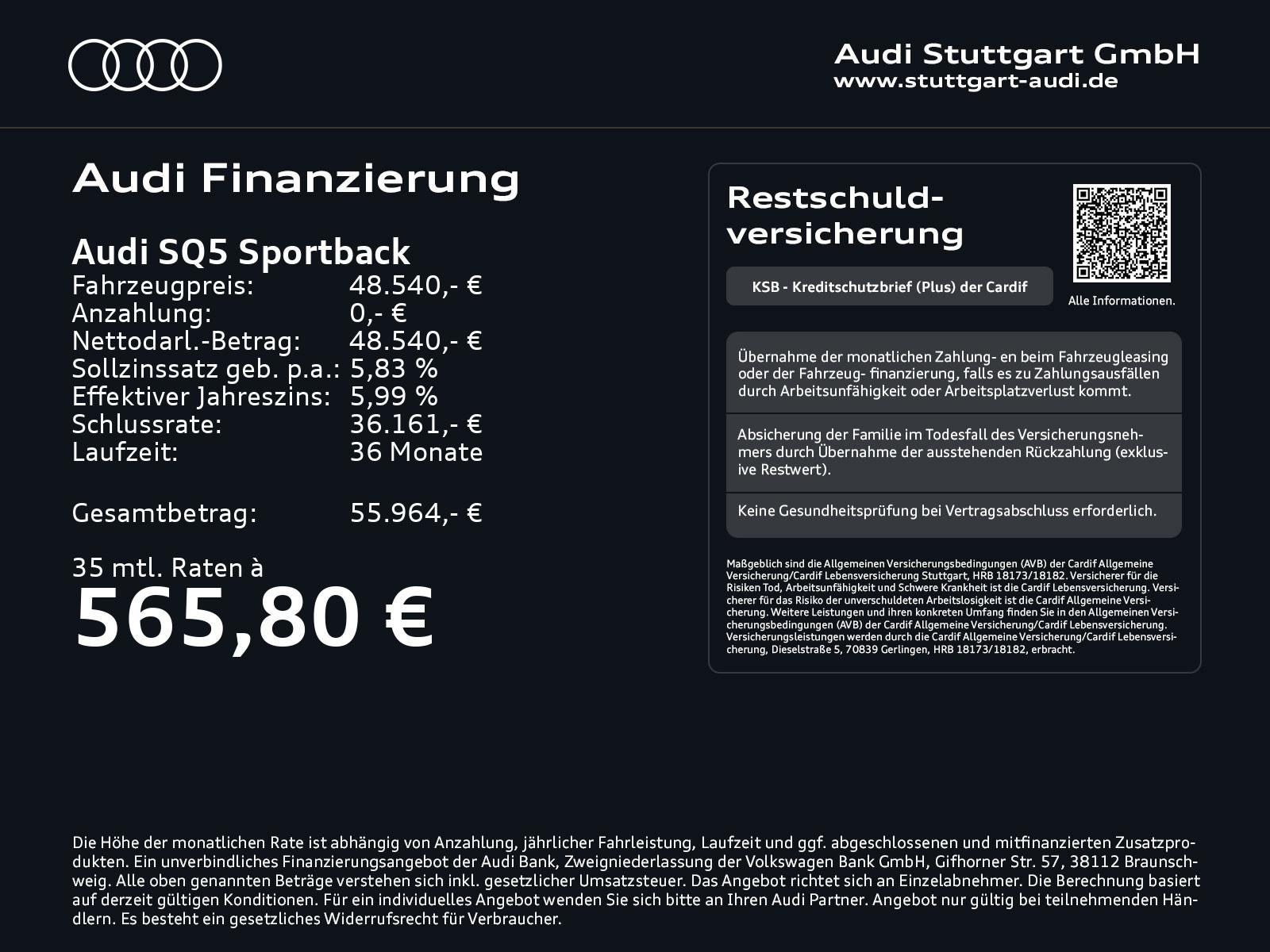 Audi SQ5 2022 г. Серый, пробег 56763 км