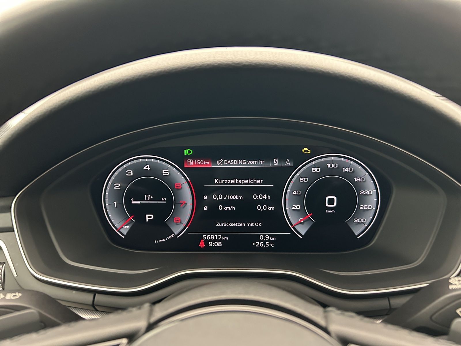 Audi A4 2023 г. Чёрный, пробег 56911 км