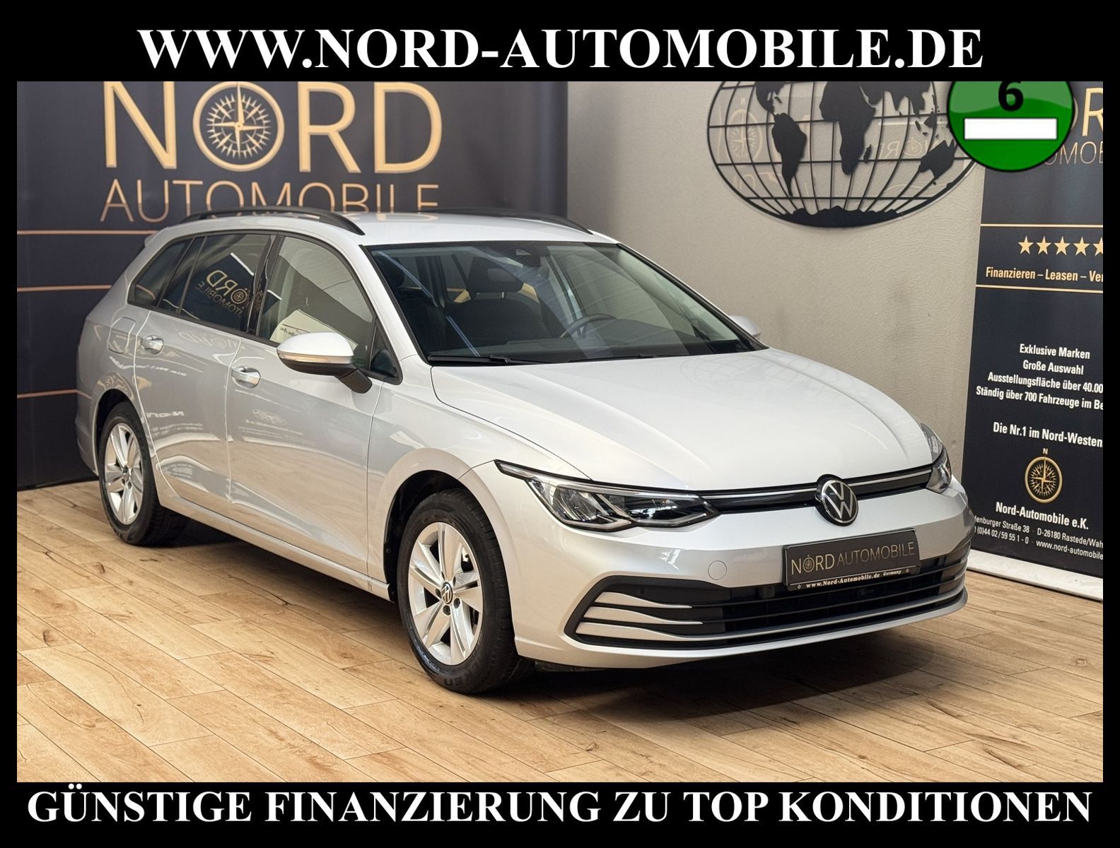 Volkswagen Golf 2023 г. Серебристый, пробег 48668 км