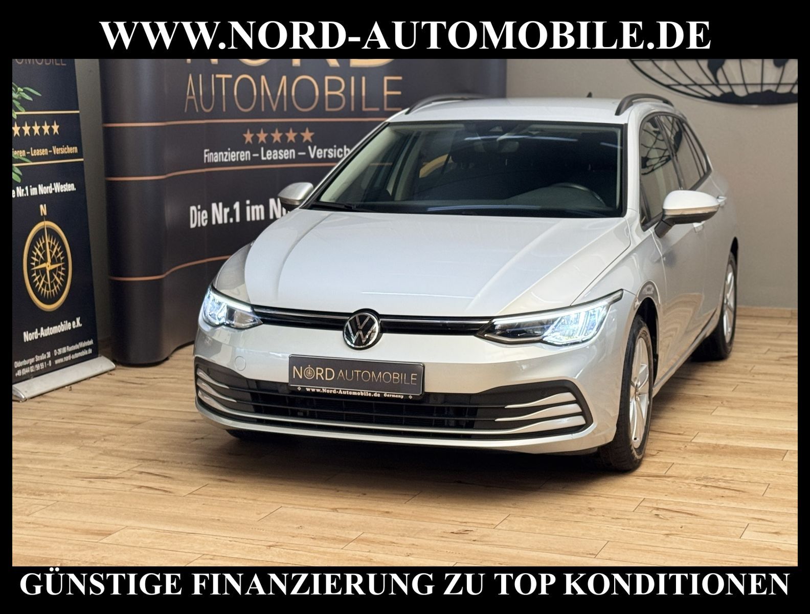 Volkswagen Golf 2023 г. Серебристый, пробег 48668 км