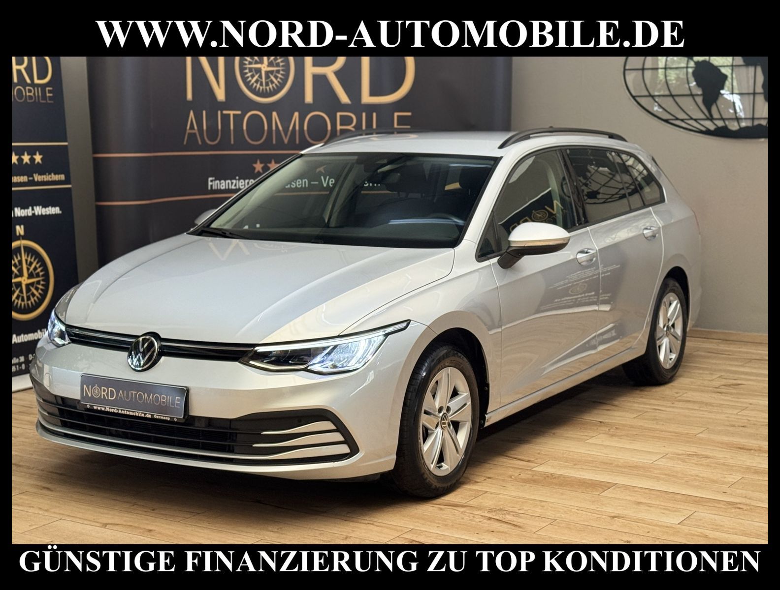 Volkswagen Golf 2023 г. Серебристый, пробег 48668 км