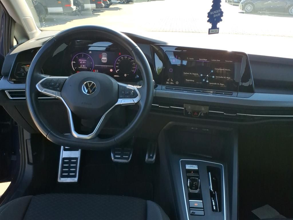 Volkswagen Golf 2022 г. Синий, пробег 48836 км