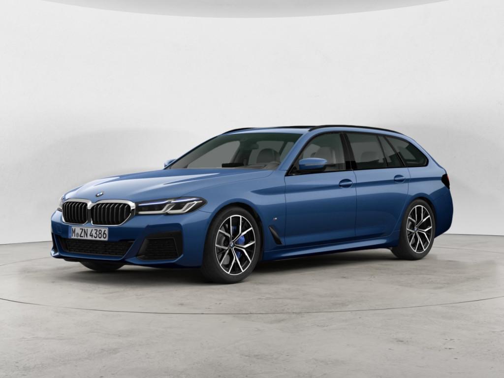 BMW 530 2022 г. Синий, пробег 45986 км