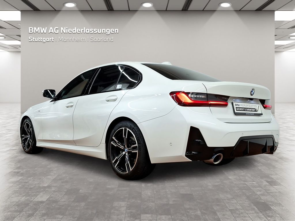 BMW 320 2023 г. Белый, пробег 55364 км
