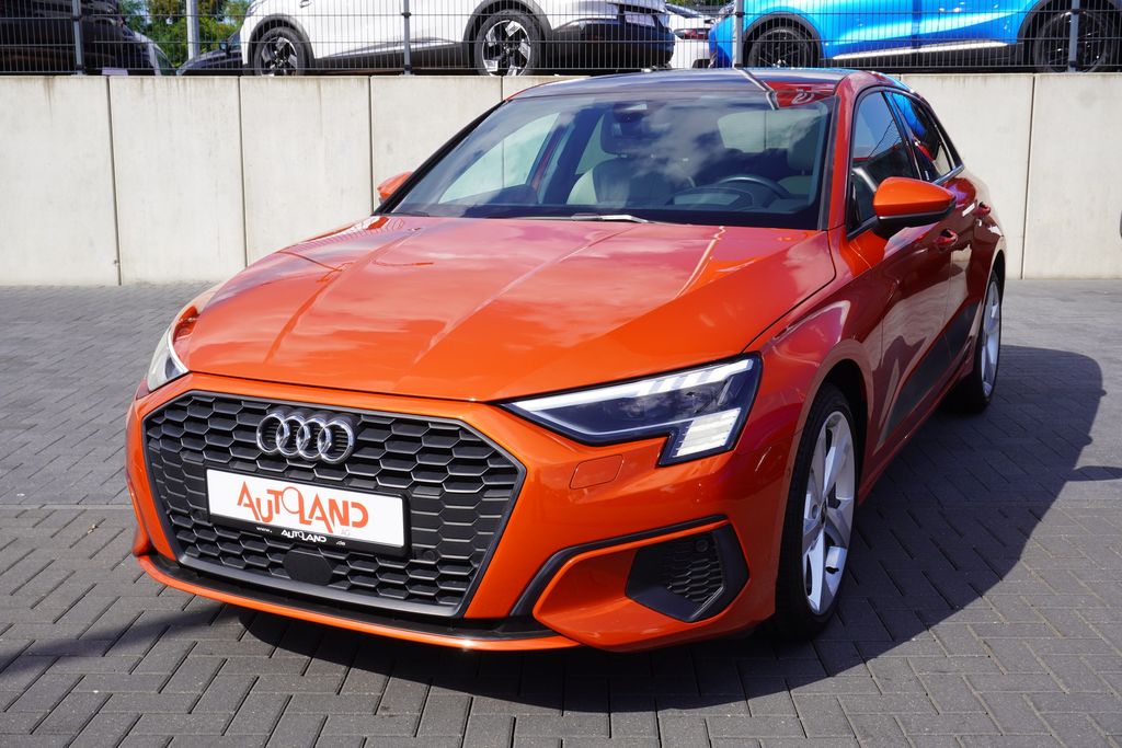Audi A3 2022 г. Оранжевый, пробег 39839 км