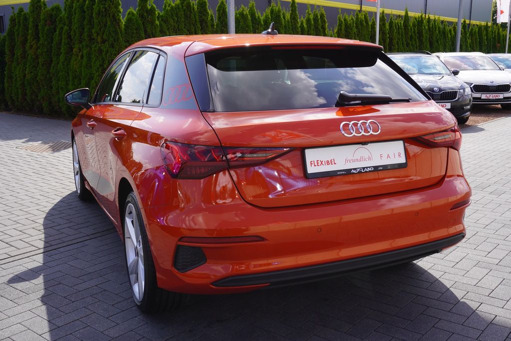 Audi A3 2022 г. Оранжевый, пробег 39839 км