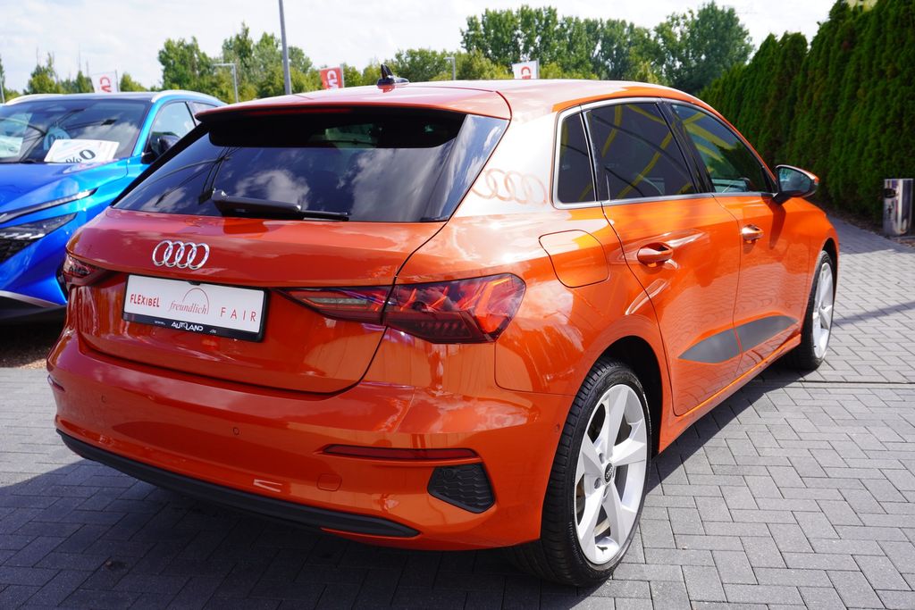 Audi A3 2022 г. Оранжевый, пробег 39839 км