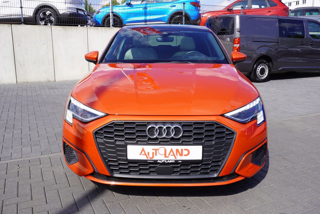 Audi A3 2022 г. Оранжевый, пробег 39839 км