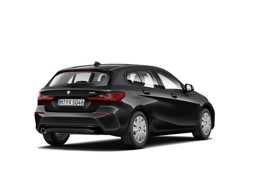 BMW 118 2021 г. Чёрный, пробег 46175 км
