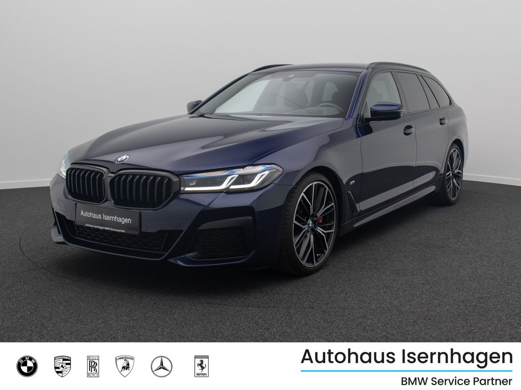 BMW 540 2022 г. Синий, пробег 52181 км