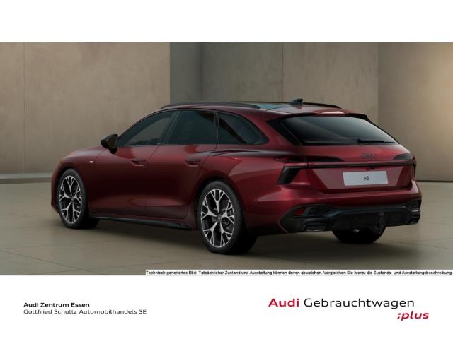Audi A6 2025 г. Красный, пробег 7459 км