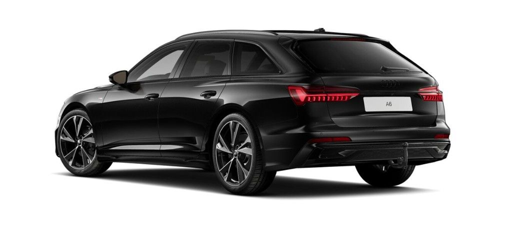 Audi A6 2025 г. Чёрный, пробег 6400 км
