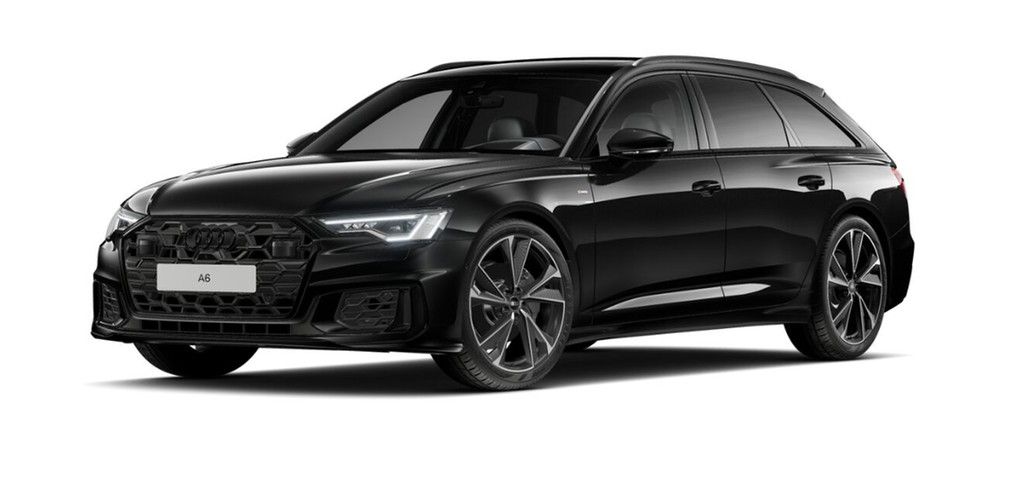 Audi A6 2025 г. Чёрный, пробег 6400 км