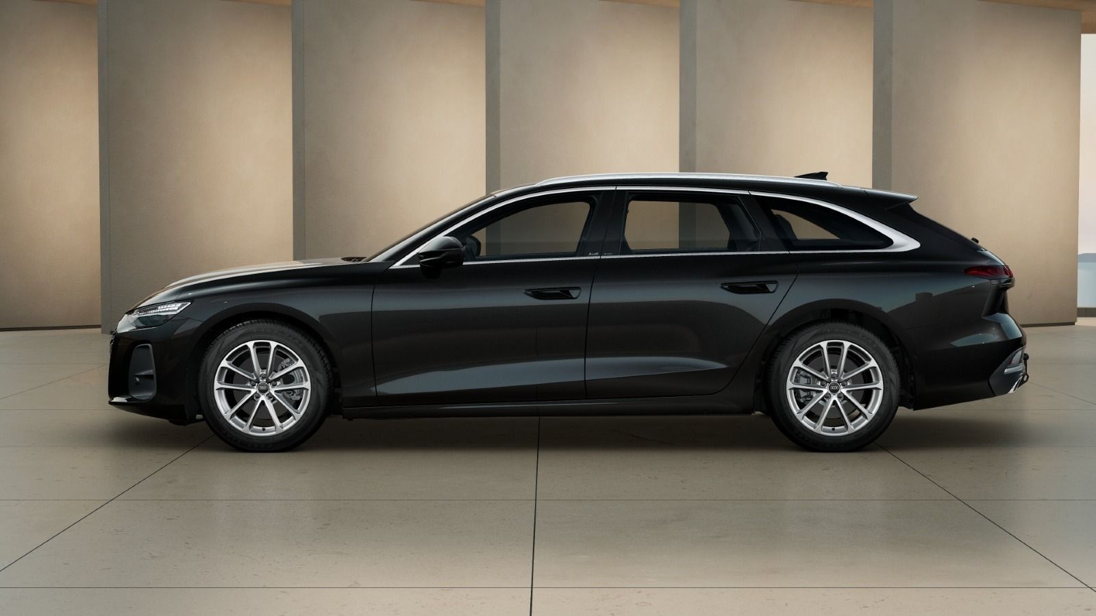 Audi A6 2026 г. Чёрный, пробег 28700 км