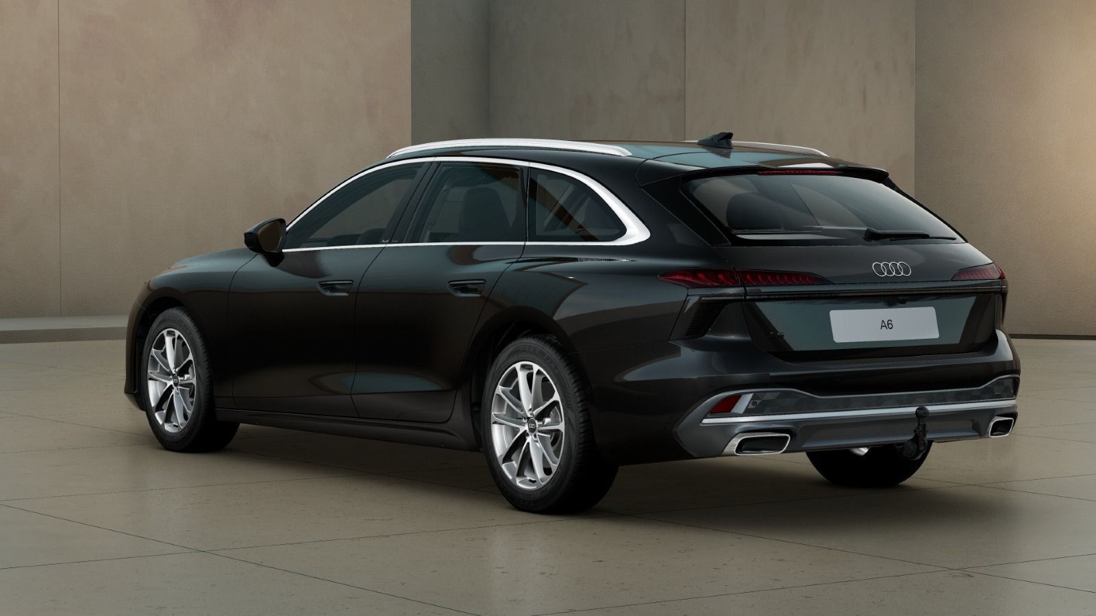 Audi A6 2026 г. Чёрный, пробег 28700 км