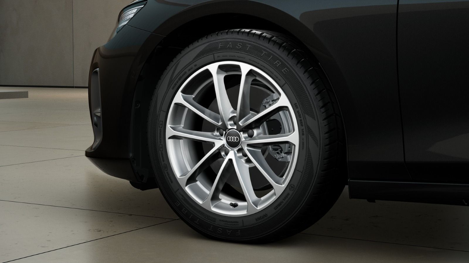 Audi A6 2026 г. Чёрный, пробег 28700 км