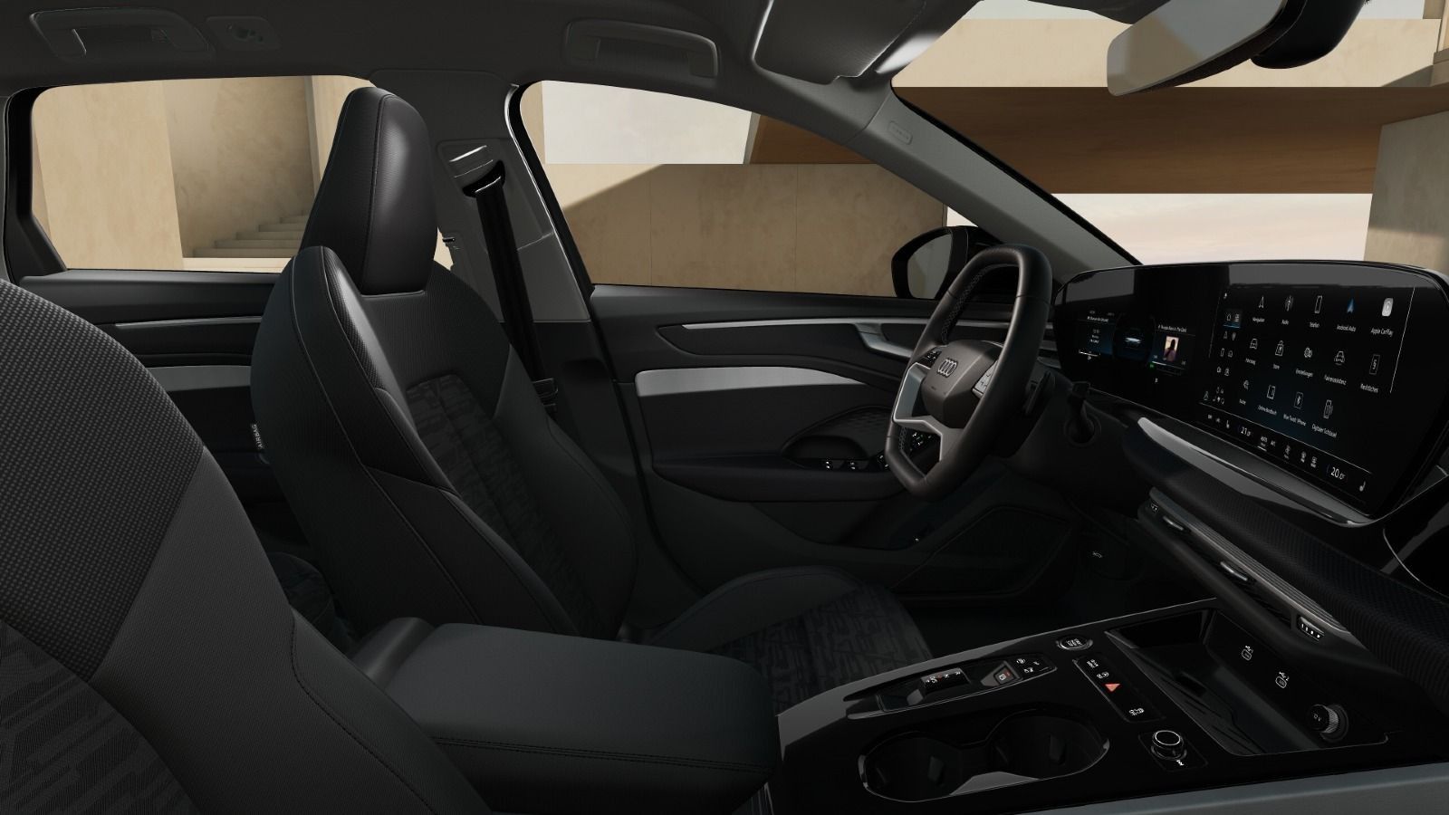Audi A6 2026 г. Чёрный, пробег 28700 км