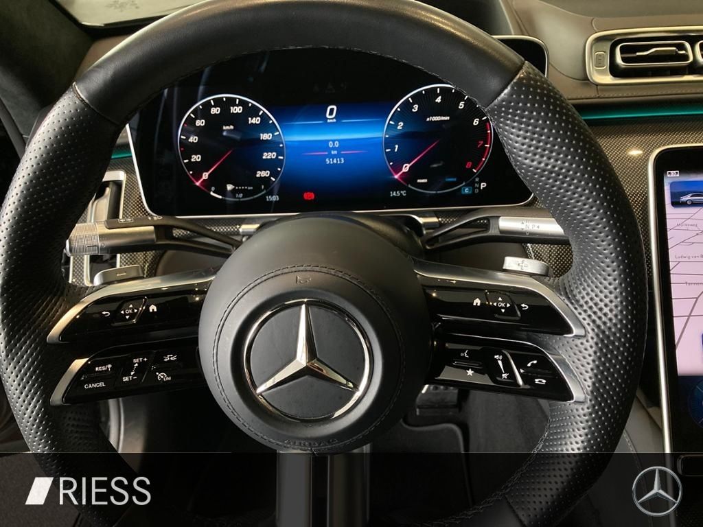 Mercedes-Benz S 580 2022 г. Чёрный, пробег 51411 км