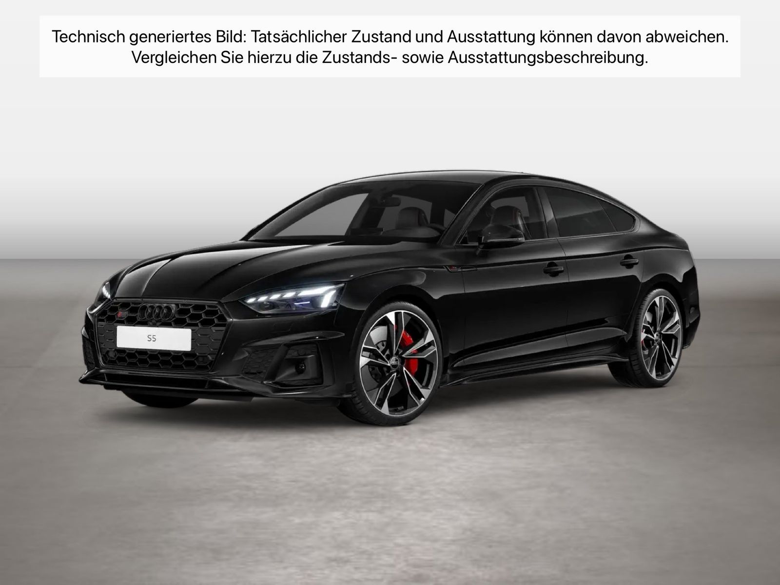 Audi S5 2023 г. Чёрный, пробег 57700 км