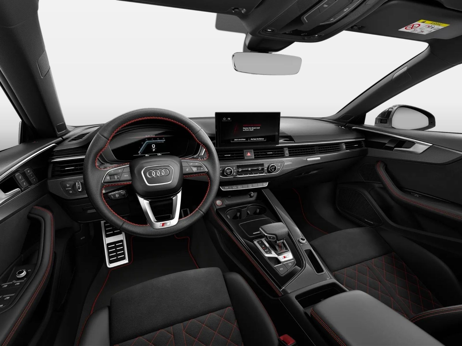 Audi S5 2023 г. Чёрный, пробег 57700 км