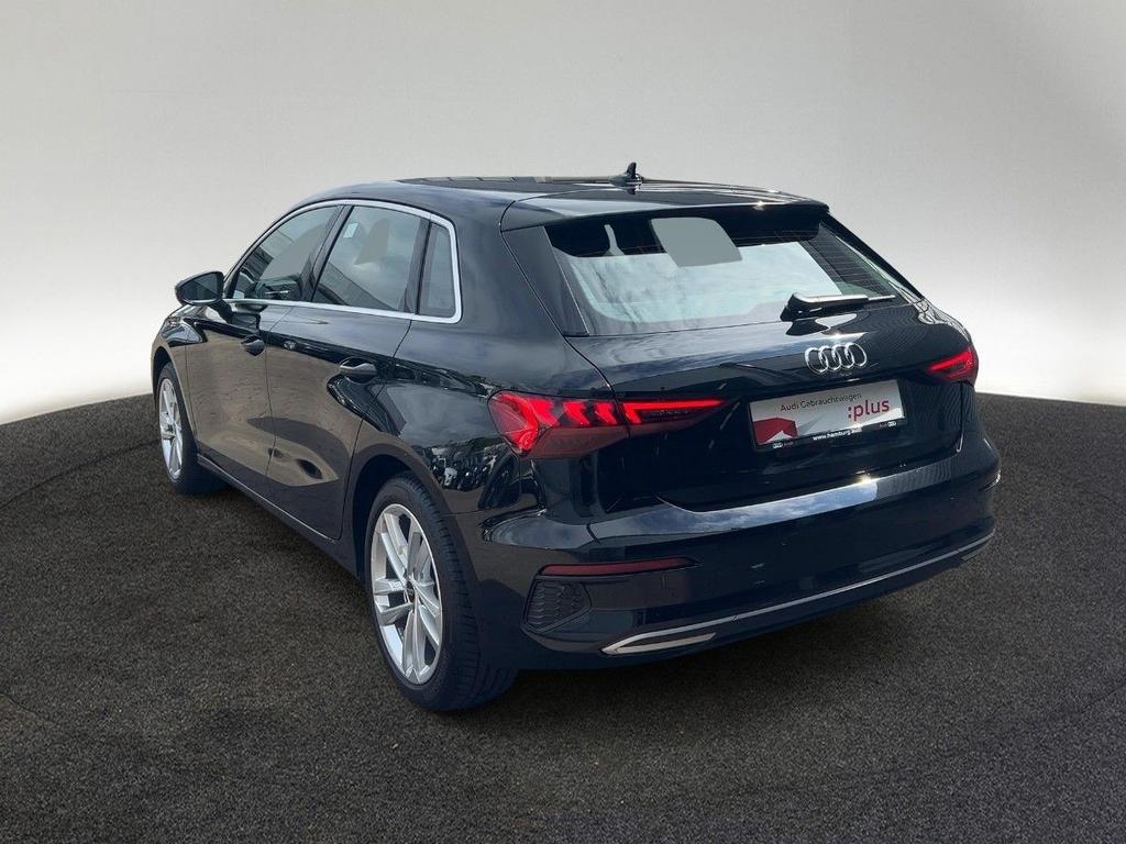 Audi A3 2023 г. Чёрный, пробег 34395 км