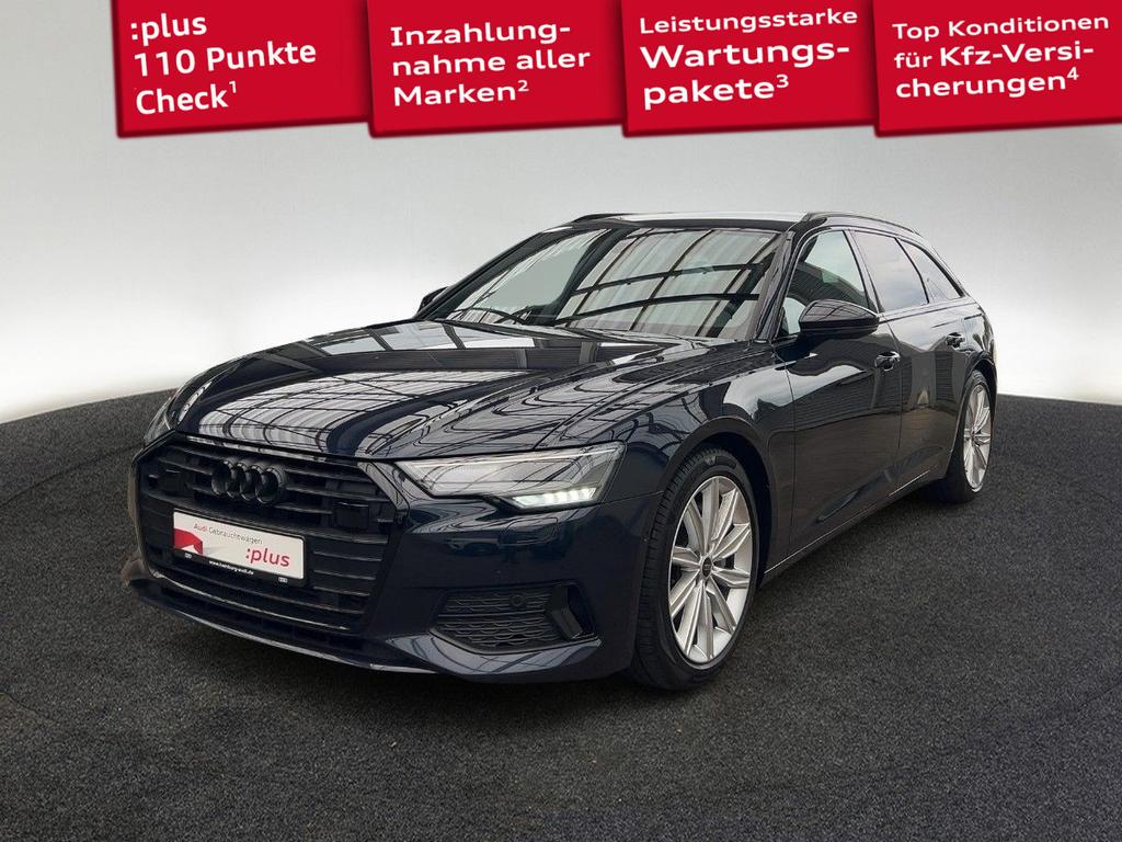 Audi A6 2023 г. Синий, пробег 58895 км