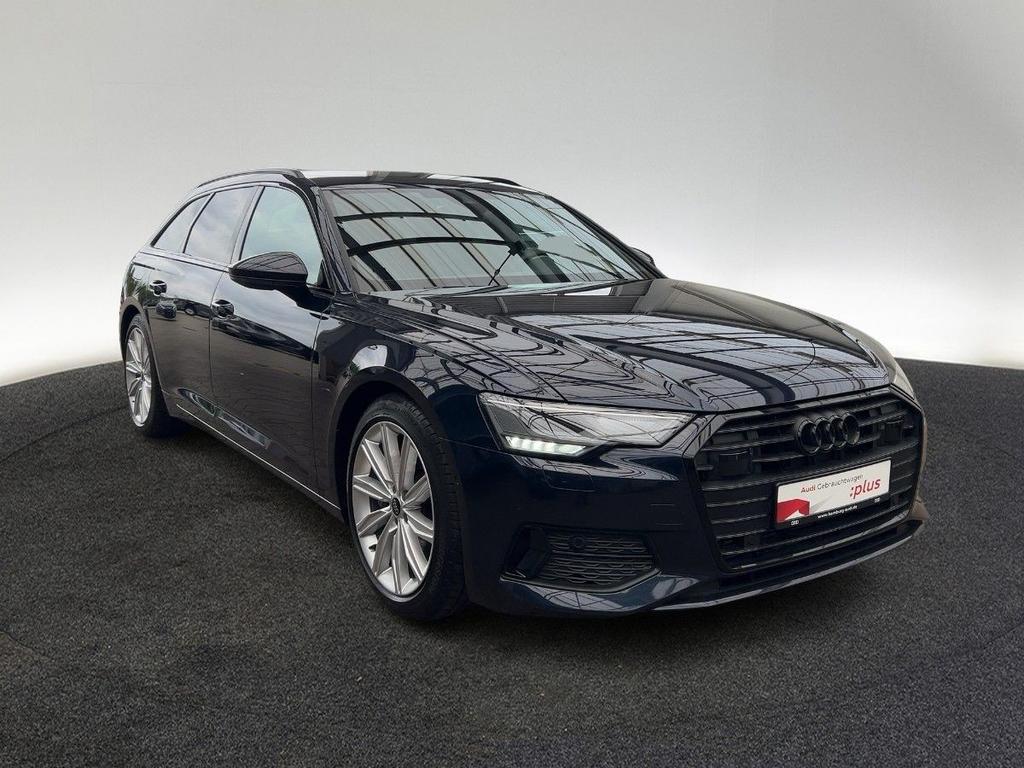 Audi A6 2023 г. Синий, пробег 58895 км