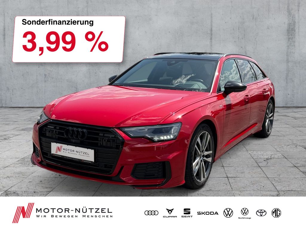 Audi A6 2023 г. Красный, пробег 50543 км