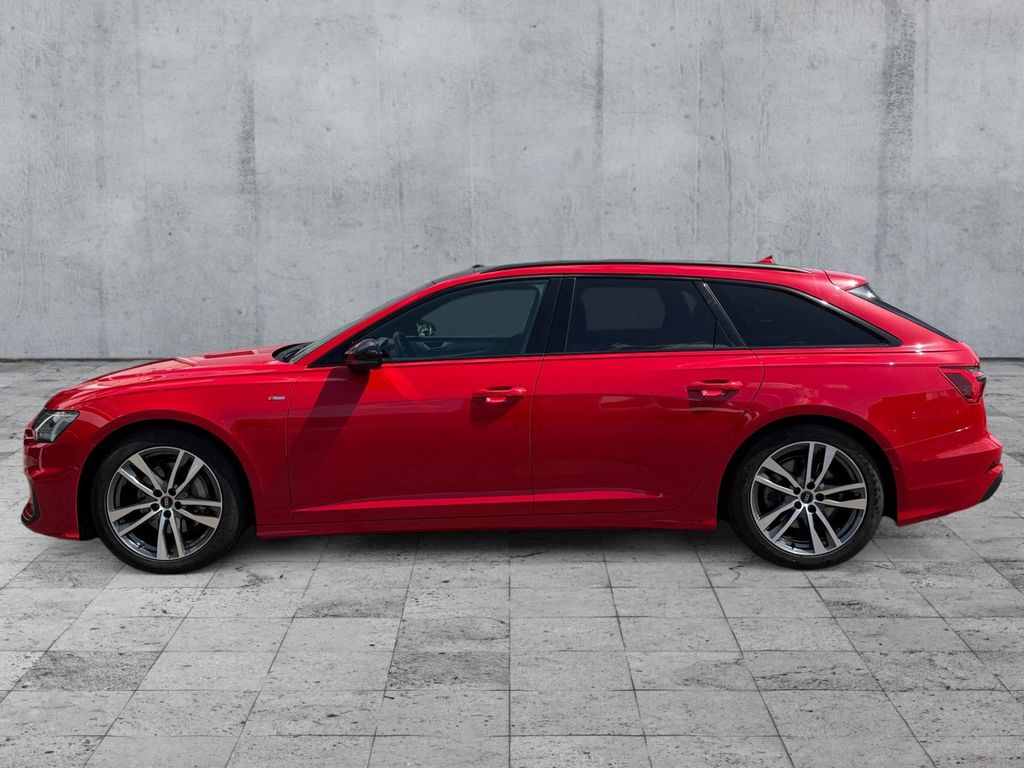 Audi A6 2023 г. Красный, пробег 50543 км
