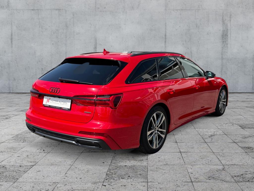 Audi A6 2023 г. Красный, пробег 50543 км