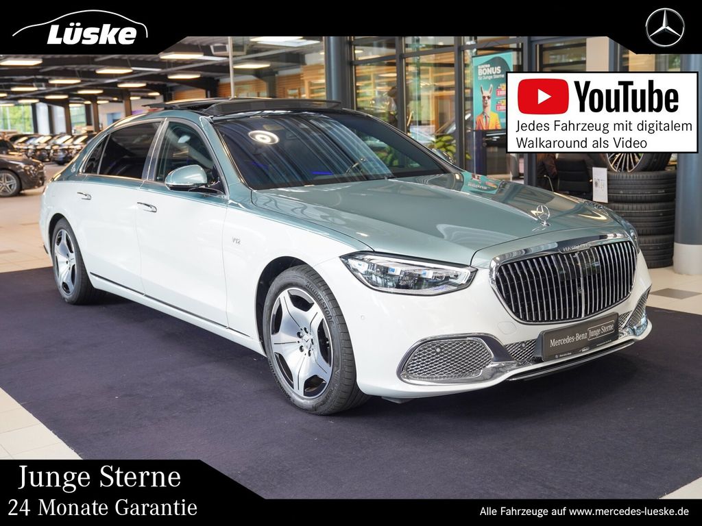 Mercedes-Benz S 680 2024 г. Белый, пробег 27996 км