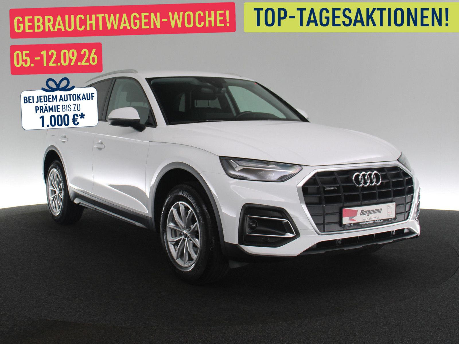 Audi Q5 2024 г. Белый, пробег 47231 км