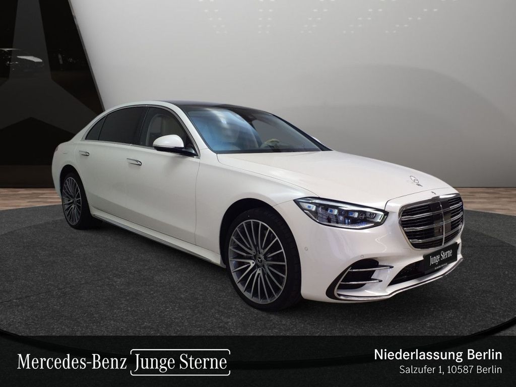 Mercedes-Benz S 400 2022 г. Белый, пробег 57160 км
