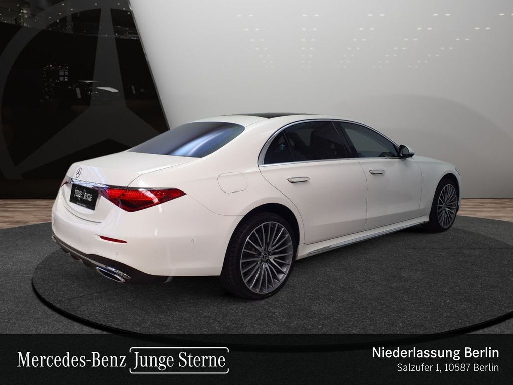 Mercedes-Benz S 400 2022 г. Белый, пробег 57160 км