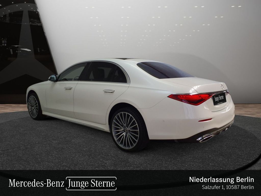Mercedes-Benz S 400 2022 г. Белый, пробег 57160 км