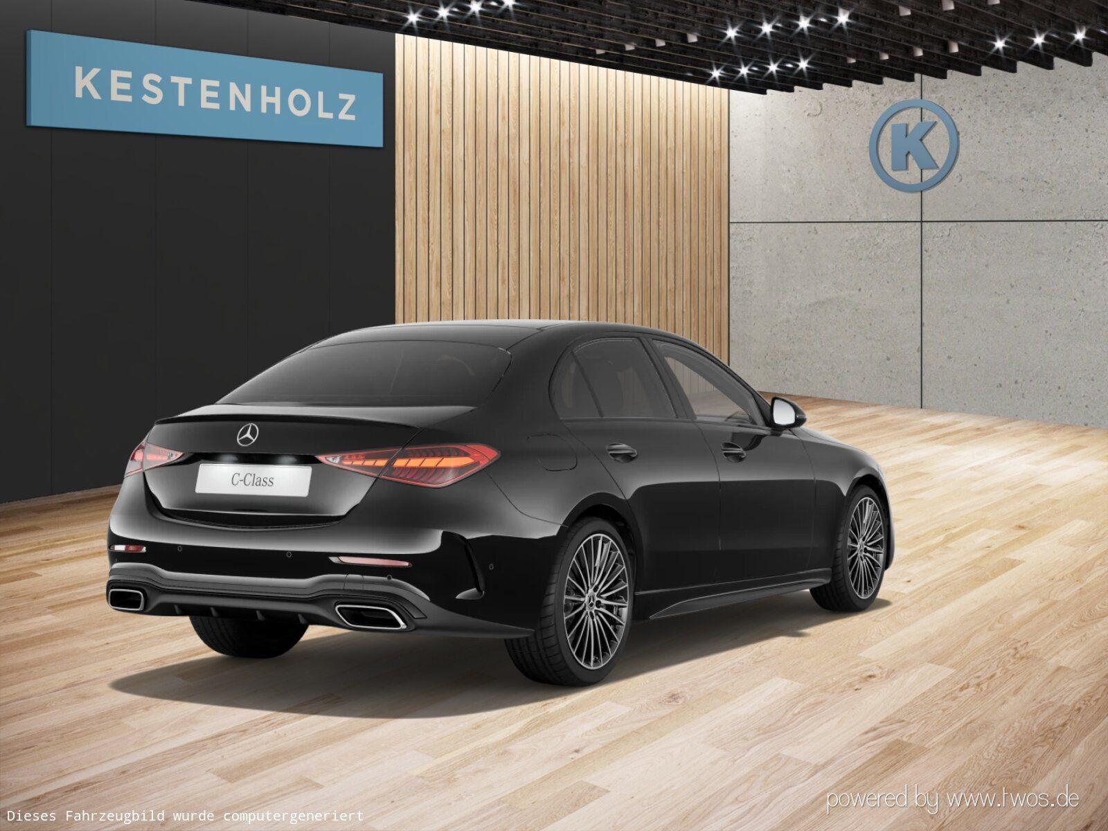Mercedes-Benz C 300 2023 г. Чёрный, пробег 49928 км