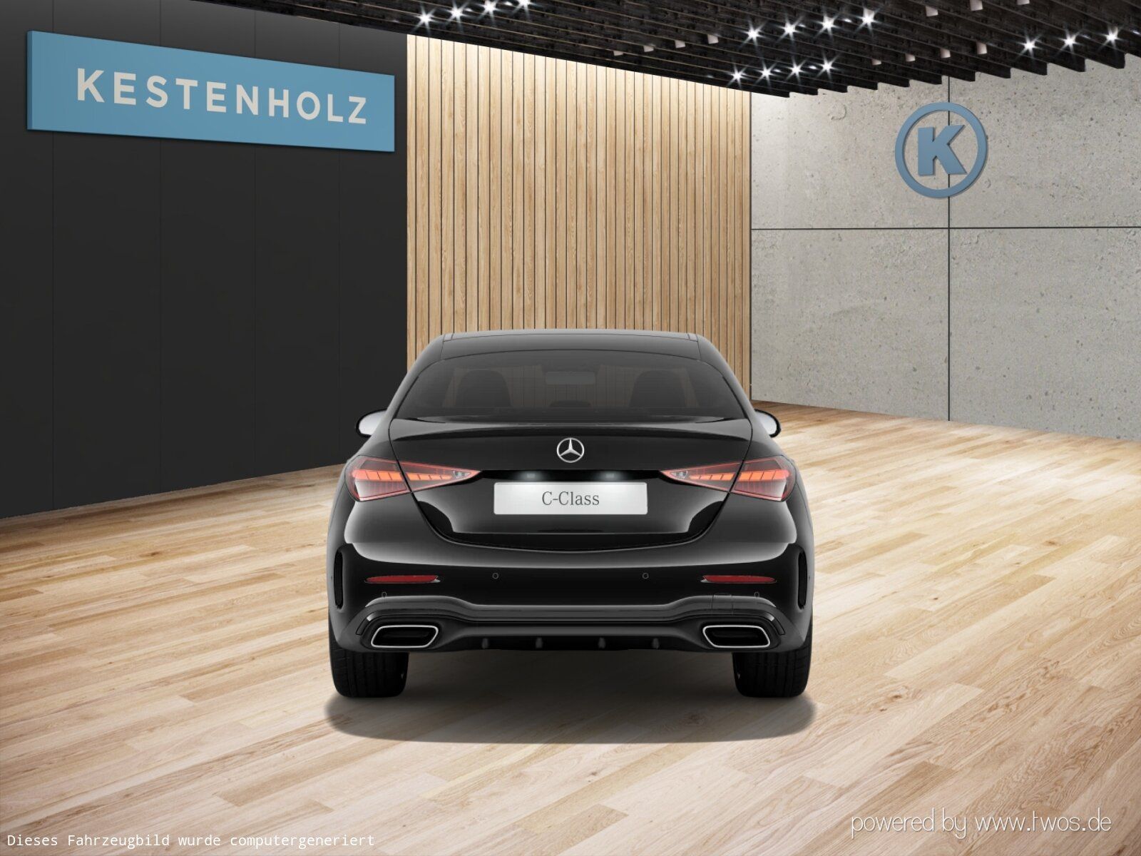 Mercedes-Benz C 300 2023 г. Чёрный, пробег 49928 км