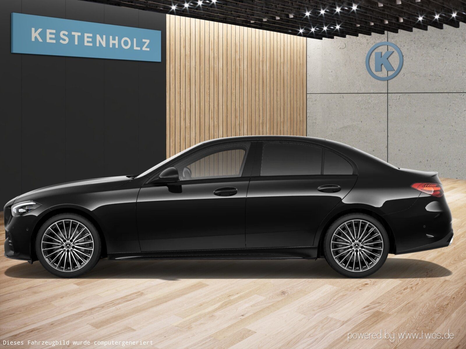 Mercedes-Benz C 300 2023 г. Чёрный, пробег 49928 км