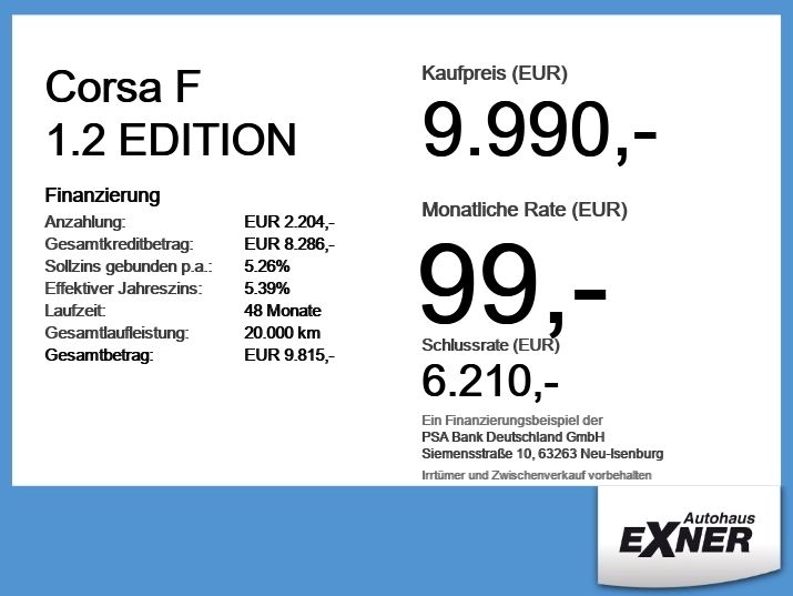 Opel Corsa 2023 г. Белый, пробег 39654 км