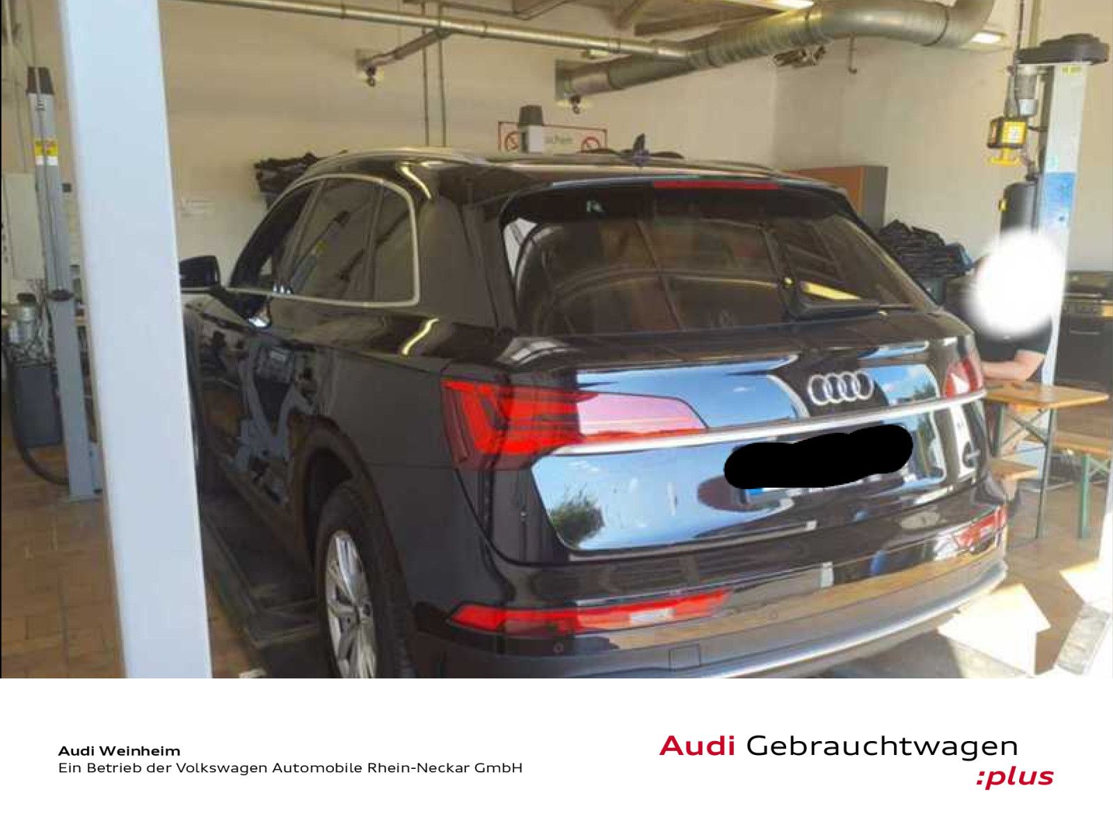 Audi Q5 2023 г. Чёрный, пробег 57462 км