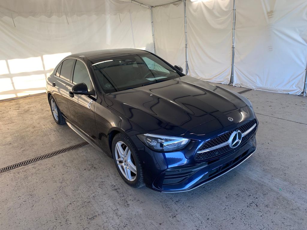 Mercedes-Benz C 200 2022 г. Синий, пробег 45077 км