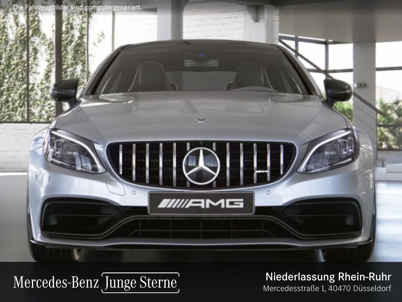 Mercedes-Benz C 63 AMG 2022 г. Серебристый, пробег 30195 км