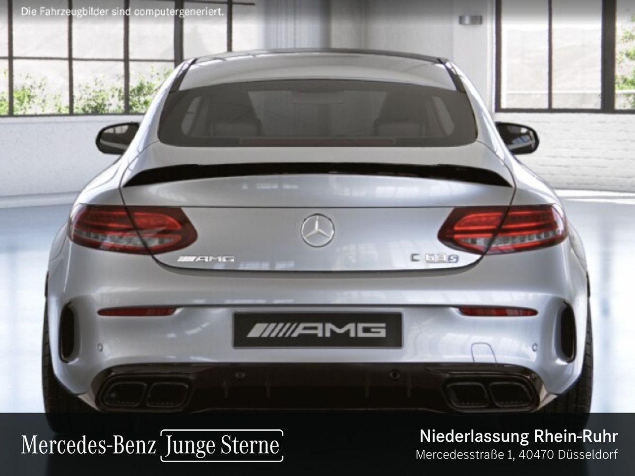 Mercedes-Benz C 63 AMG 2022 г. Серебристый, пробег 30195 км